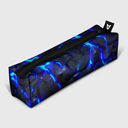 Пенал для ручек Синее ледяное свечение, цвет: 3D-принт