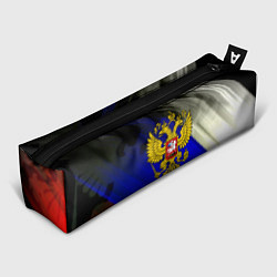 Пенал для ручек Россия краски герб текстура, цвет: 3D-принт