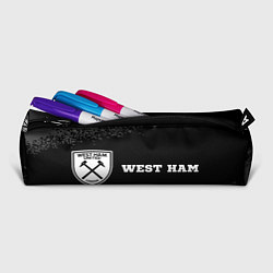 Пенал для ручек West Ham sport на темном фоне по-горизонтали, цвет: 3D-принт — фото 2