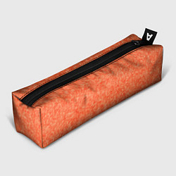 Пенал для ручек Ярко-оранжевый текстурированный, цвет: 3D-принт