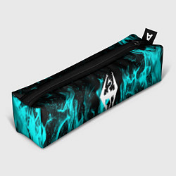 Пенал для ручек The elder scrolls neon flame, цвет: 3D-принт