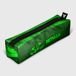 Пенал Hitman - green gradient по-горизонтали