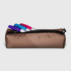 Пенал для ручек Мокко Мусс однотонный с полосой, цвет: 3D-принт — фото 2