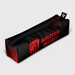 Пенал для ручек Atletico Madrid - red gradient по-горизонтали, цвет: 3D-принт