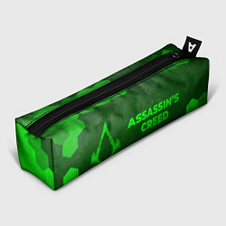 Пенал для ручек Assassins Creed - green gradient по-горизонтали, цвет: 3D-принт