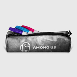 Пенал для ручек Among Us - grey gradient по-горизонтали, цвет: 3D-принт — фото 2
