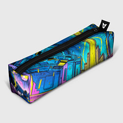 Пенал для ручек Космический город, цвет: 3D-принт