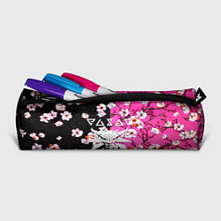Пенал для ручек Ведьмак паттерн сакура, цвет: 3D-принт — фото 2