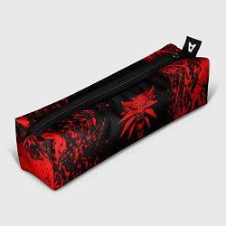Пенал для ручек Ведьмак красные краски, цвет: 3D-принт