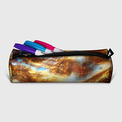 Пенал для ручек Блестящая золотая текстура, цвет: 3D-принт — фото 2