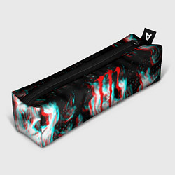 Пенал для ручек Monster energy глитч огонь, цвет: 3D-принт