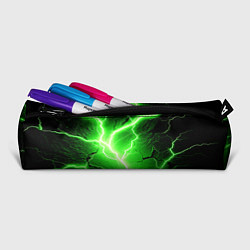 Пенал для ручек Color green black, цвет: 3D-принт — фото 2