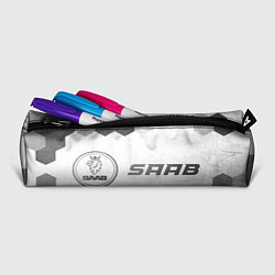 Пенал для ручек Saab - white gradient по-горизонтали, цвет: 3D-принт — фото 2