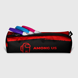 Пенал для ручек Among Us - red gradient по-горизонтали, цвет: 3D-принт — фото 2