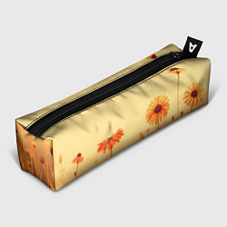 Пенал для ручек Цветы на закате, цвет: 3D-принт