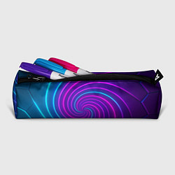 Пенал для ручек Сине-фиолетовая спираль, цвет: 3D-принт — фото 2