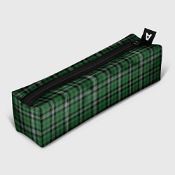 Пенал для ручек Checkered green, цвет: 3D-принт