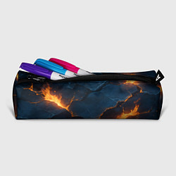 Пенал для ручек Разлом плит с огнем, цвет: 3D-принт — фото 2