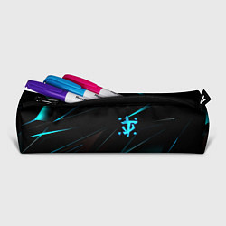 Пенал для ручек Doom neon stripes, цвет: 3D-принт — фото 2