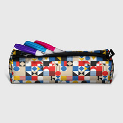 Пенал для ручек Геометрический балаган, цвет: 3D-принт — фото 2