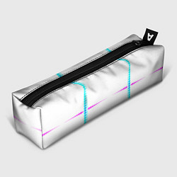 Пенал для ручек Color white blue pink stripes, цвет: 3D-принт