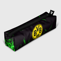 Пенал для ручек Borussia зелёный огонь, цвет: 3D-принт