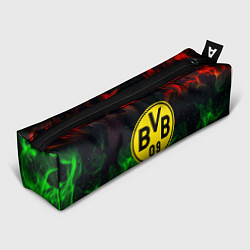 Пенал для ручек Borussia красно зеленый огонь, цвет: 3D-принт
