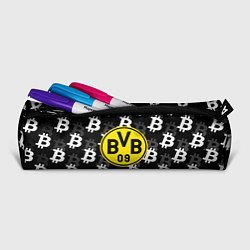 Пенал для ручек Borussia биткоин паттерн, цвет: 3D-принт — фото 2