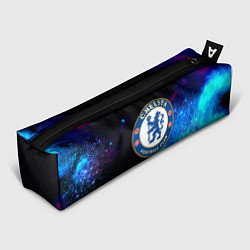 Пенал для ручек Челси неоновый космос, цвет: 3D-принт