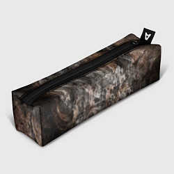Пенал для ручек Абстракция - brown darkness, цвет: 3D-принт