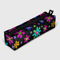 Пенал Снежинки ретро