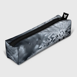 Пенал Снежинка на черно белое