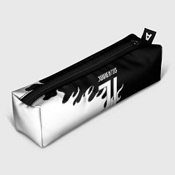 Пенал для ручек Ювентус огонь текстура, цвет: 3D-принт