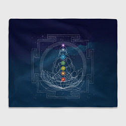 Плед Йога мандала - энергетические зоны