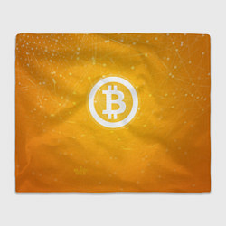 Плед Bitcoin Orange