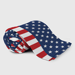 Плед флисовый Флаг США, цвет: 3D-велсофт — фото 2