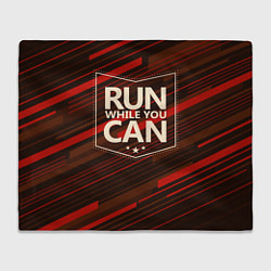 Плед Run while you can