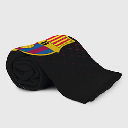 Плед флисовый FC Barcelona Lines, цвет: 3D-велсофт — фото 2