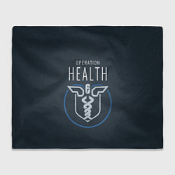 Плед флисовый R6S: Operation Health, цвет: 3D-велсофт