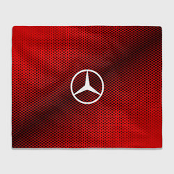 Плед Mercedes: Red Carbon