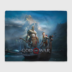 Плед флисовый God of War, цвет: 3D-велсофт