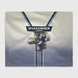 Плед флисовый Warhammer 40000: Tau Empire, цвет: 3D-велсофт