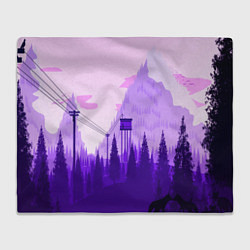 Плед Firewatch: Violet Wood