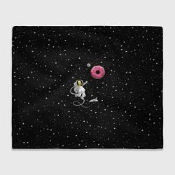 Плед флисовый Homer Spaceman, цвет: 3D-велсофт
