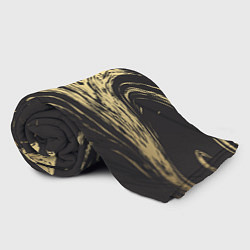 Плед флисовый Золотой мрамор, цвет: 3D-велсофт — фото 2