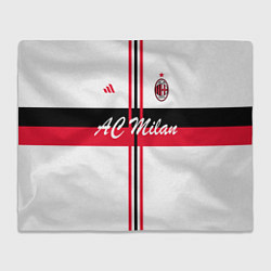Плед AC Milan: White Form