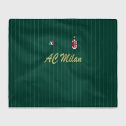 Плед флисовый AC Milan: Green Form, цвет: 3D-велсофт