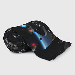 Плед флисовый Destiny 2: Dark Galaxy, цвет: 3D-велсофт — фото 2