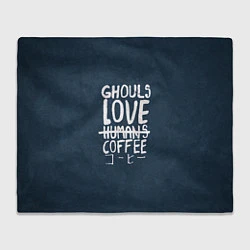 Плед Ghouls Love Coffee