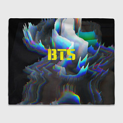 Плед флисовый BTS: Blue Spectre, цвет: 3D-велсофт